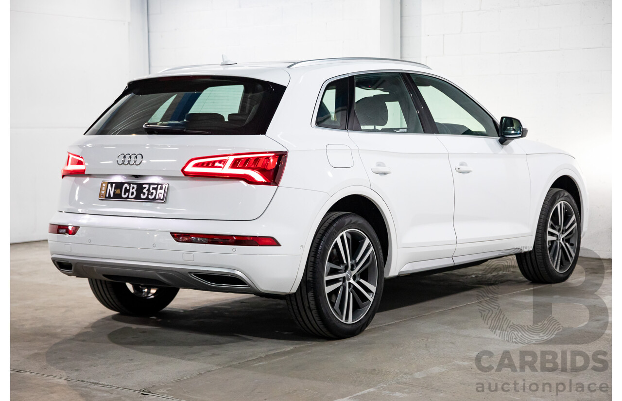 2/2020 Audi Q5 40 TDI Quattro Sport (AWD) FY MY20 4d Wagon White Turbo Diesel 2.0L