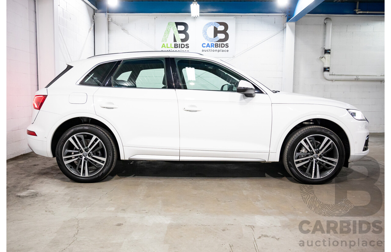 2/2020 Audi Q5 40 TDI Quattro Sport (AWD) FY MY20 4d Wagon White Turbo Diesel 2.0L