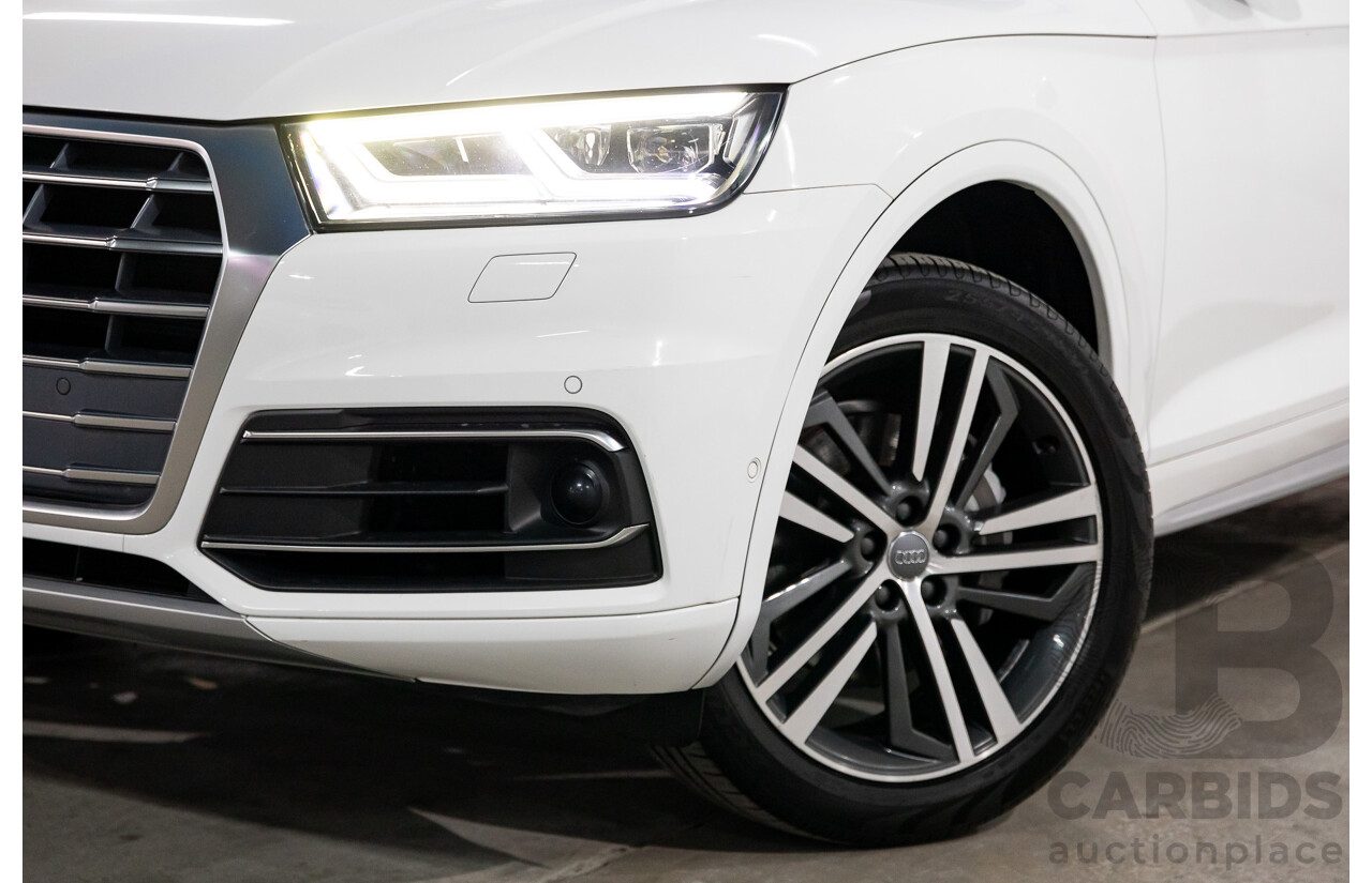 2/2020 Audi Q5 40 TDI Quattro Sport (AWD) FY MY20 4d Wagon White Turbo Diesel 2.0L