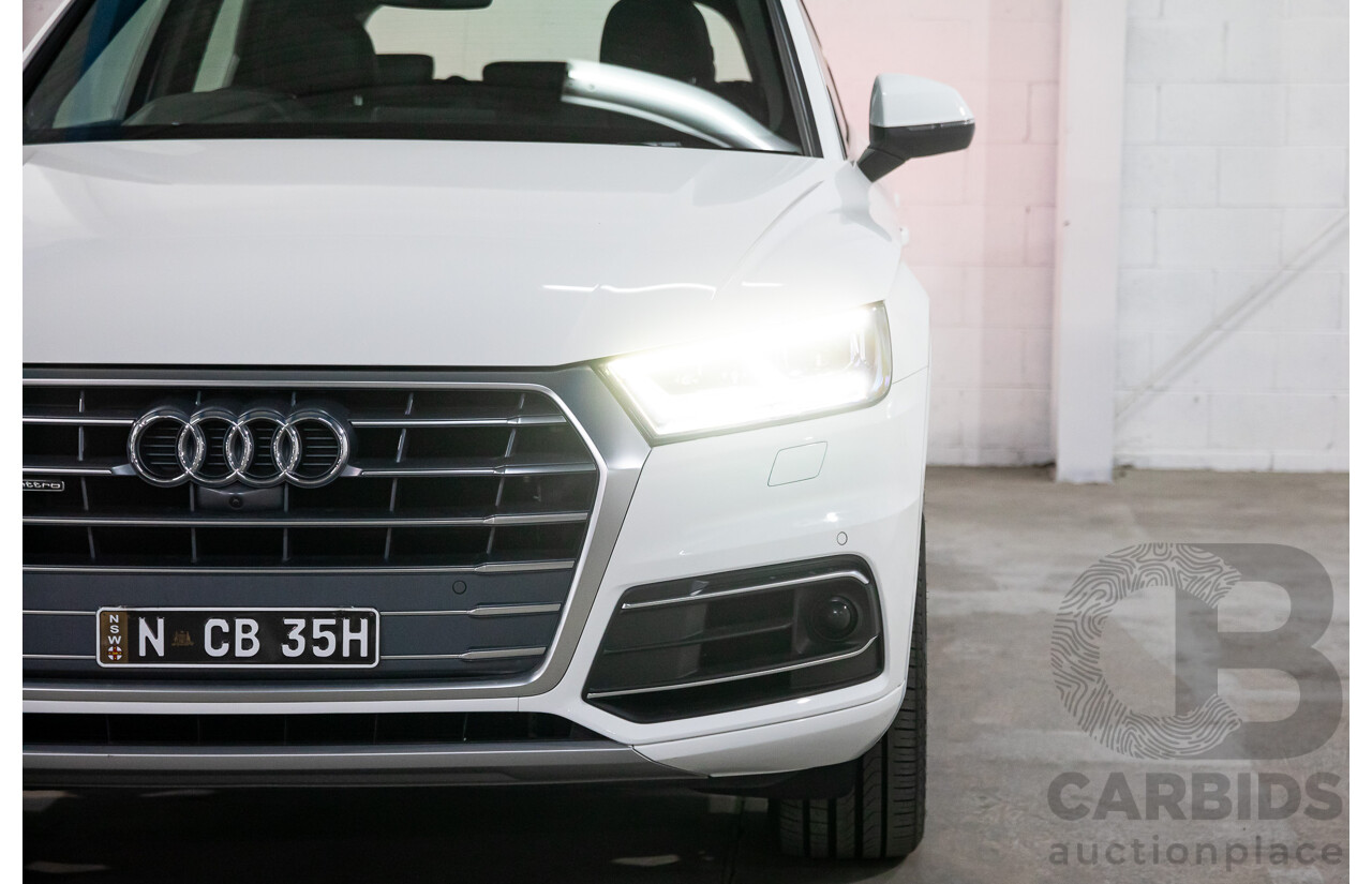 2/2020 Audi Q5 40 TDI Quattro Sport (AWD) FY MY20 4d Wagon White Turbo Diesel 2.0L