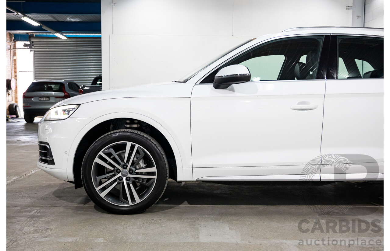 2/2020 Audi Q5 40 TDI Quattro Sport (AWD) FY MY20 4d Wagon White Turbo Diesel 2.0L