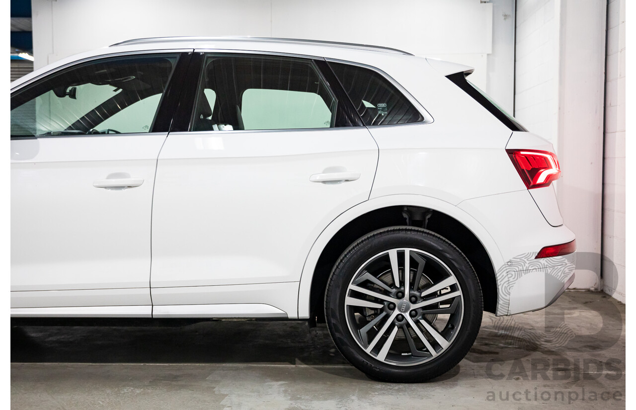 2/2020 Audi Q5 40 TDI Quattro Sport (AWD) FY MY20 4d Wagon White Turbo Diesel 2.0L