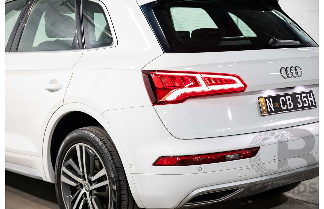 2/2020 Audi Q5 40 TDI Quattro Sport (AWD) FY MY20 4d Wagon White Turbo Diesel 2.0L