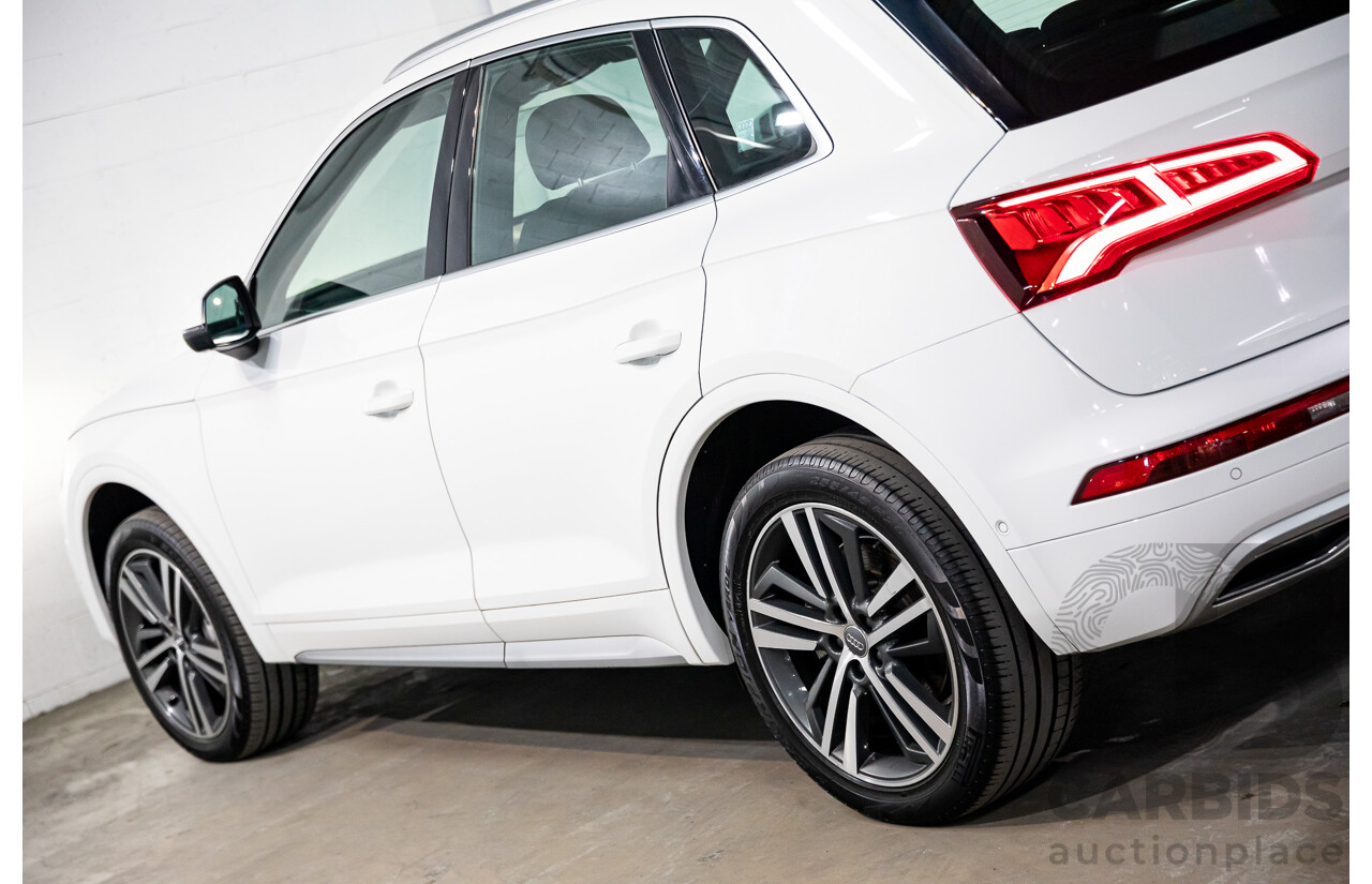 2/2020 Audi Q5 40 TDI Quattro Sport (AWD) FY MY20 4d Wagon White Turbo Diesel 2.0L