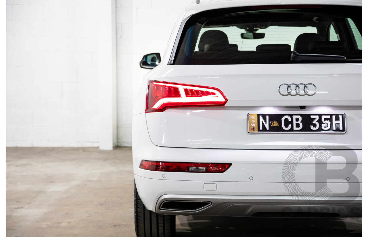 2/2020 Audi Q5 40 TDI Quattro Sport (AWD) FY MY20 4d Wagon White Turbo Diesel 2.0L