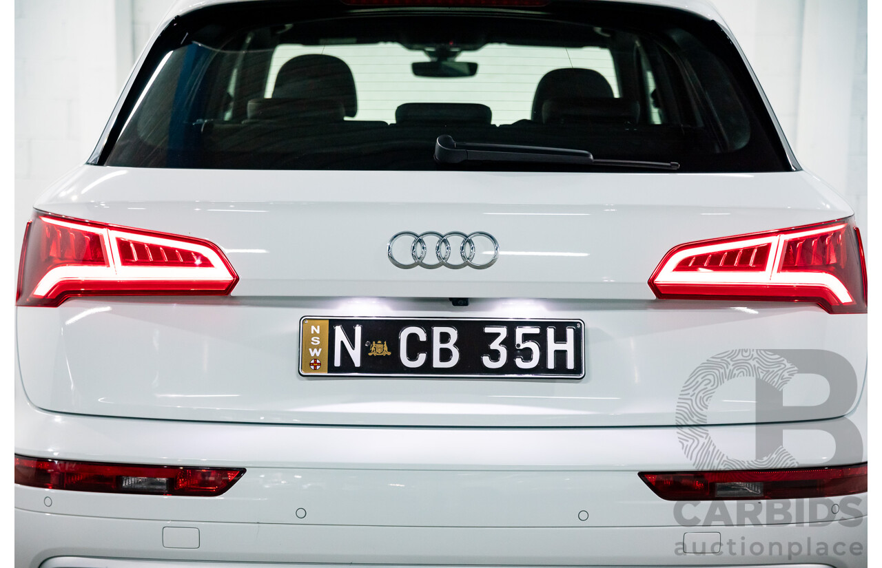 2/2020 Audi Q5 40 TDI Quattro Sport (AWD) FY MY20 4d Wagon White Turbo Diesel 2.0L