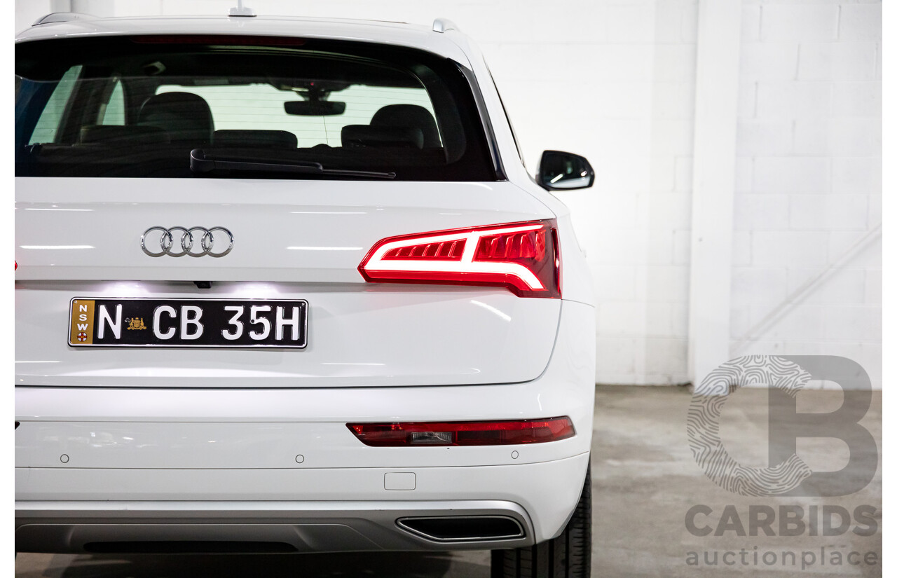 2/2020 Audi Q5 40 TDI Quattro Sport (AWD) FY MY20 4d Wagon White Turbo Diesel 2.0L
