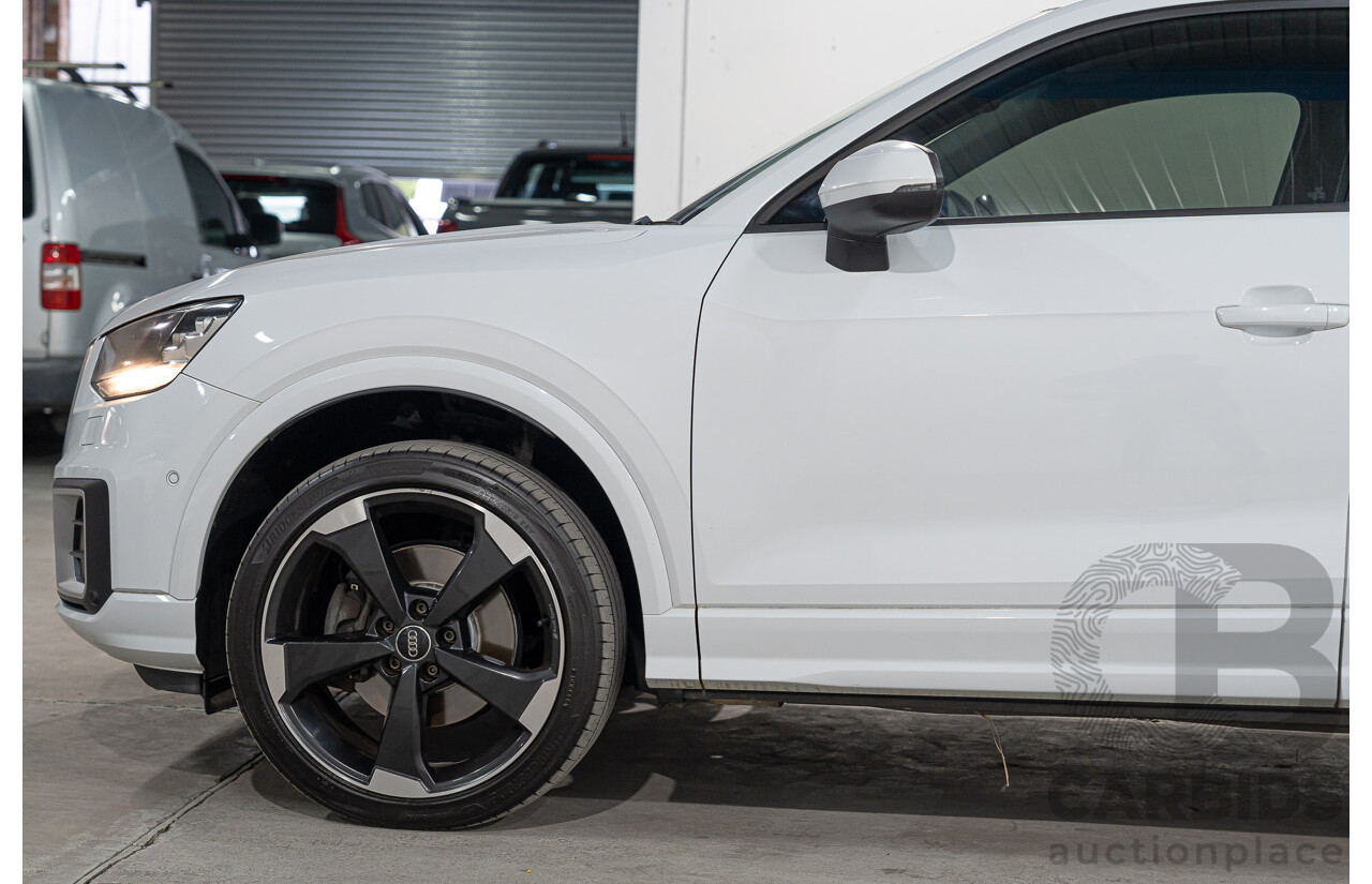 01/2018 Audi Q2 2.0 TDI Quattro Sport AWD GA MY18 4d Wagon Glacier White Metallic Turbo Diesel 2.0L