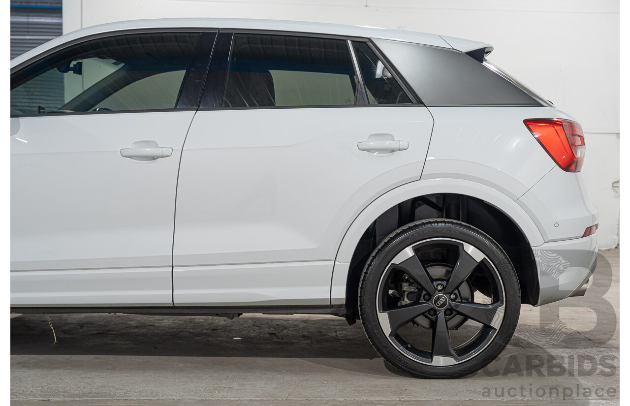 01/2018 Audi Q2 2.0 TDI Quattro Sport AWD GA MY18 4d Wagon Glacier White Metallic Turbo Diesel 2.0L