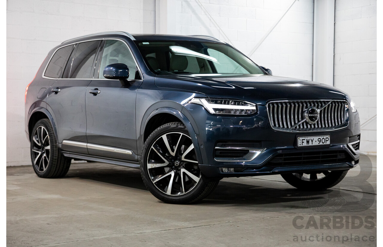 02/2020 Volvo XC90 D5 Inscription (AWD) 256 MY20 4d Wagon Blue Turbo Diesel 2.0L