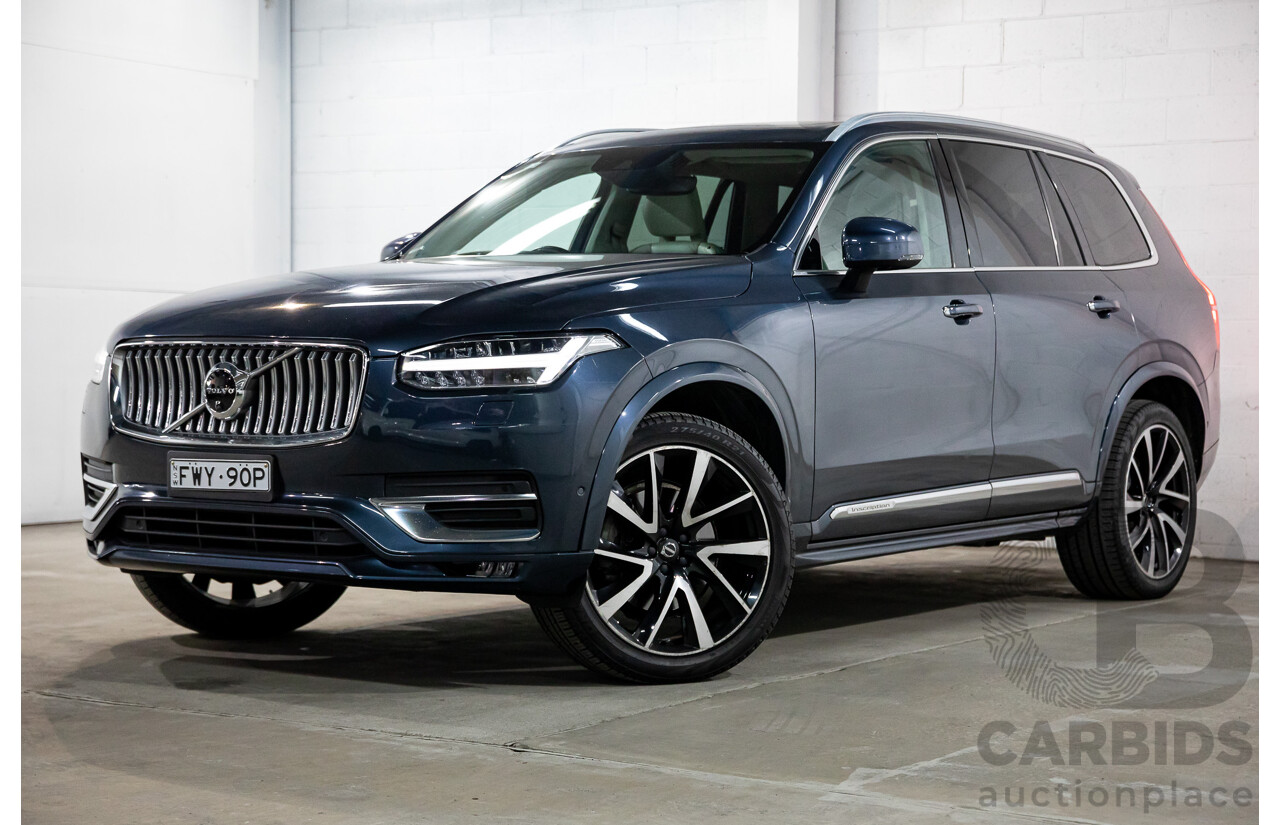 02/2020 Volvo XC90 D5 Inscription (AWD) 256 MY20 4d Wagon Blue Turbo Diesel 2.0L