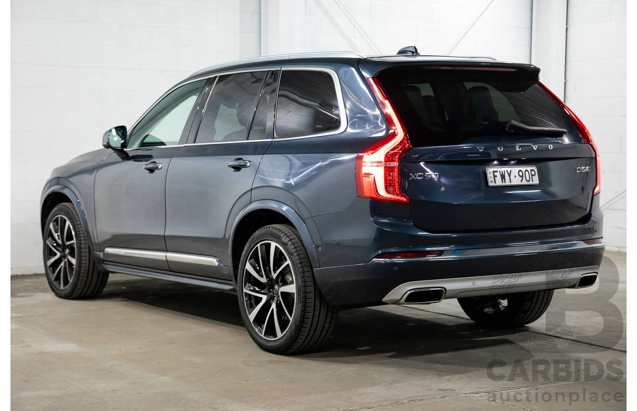02/2020 Volvo XC90 D5 Inscription (AWD) 256 MY20 4d Wagon Blue Turbo Diesel 2.0L