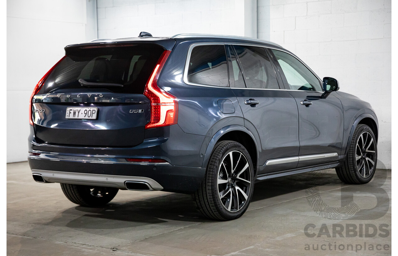 02/2020 Volvo XC90 D5 Inscription (AWD) 256 MY20 4d Wagon Blue Turbo Diesel 2.0L