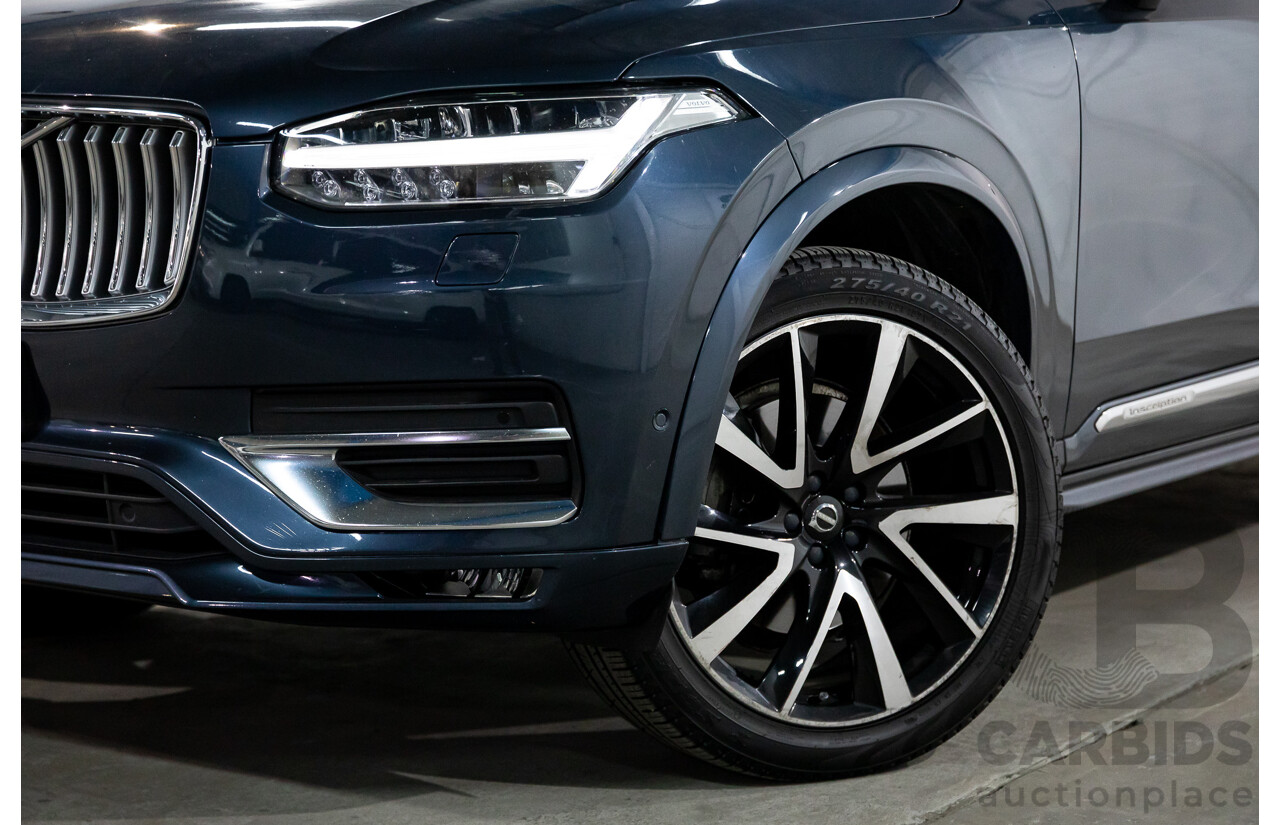 02/2020 Volvo XC90 D5 Inscription (AWD) 256 MY20 4d Wagon Blue Turbo Diesel 2.0L