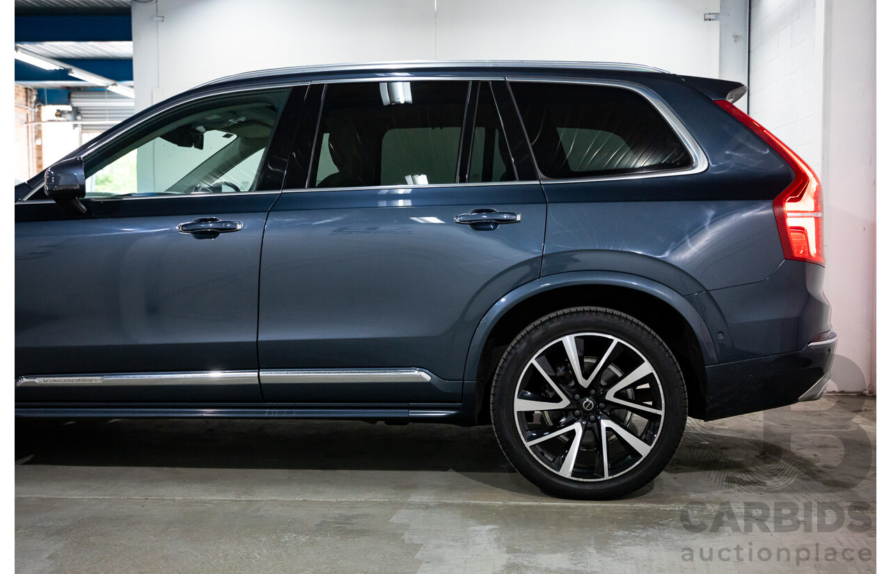 02/2020 Volvo XC90 D5 Inscription (AWD) 256 MY20 4d Wagon Blue Turbo Diesel 2.0L