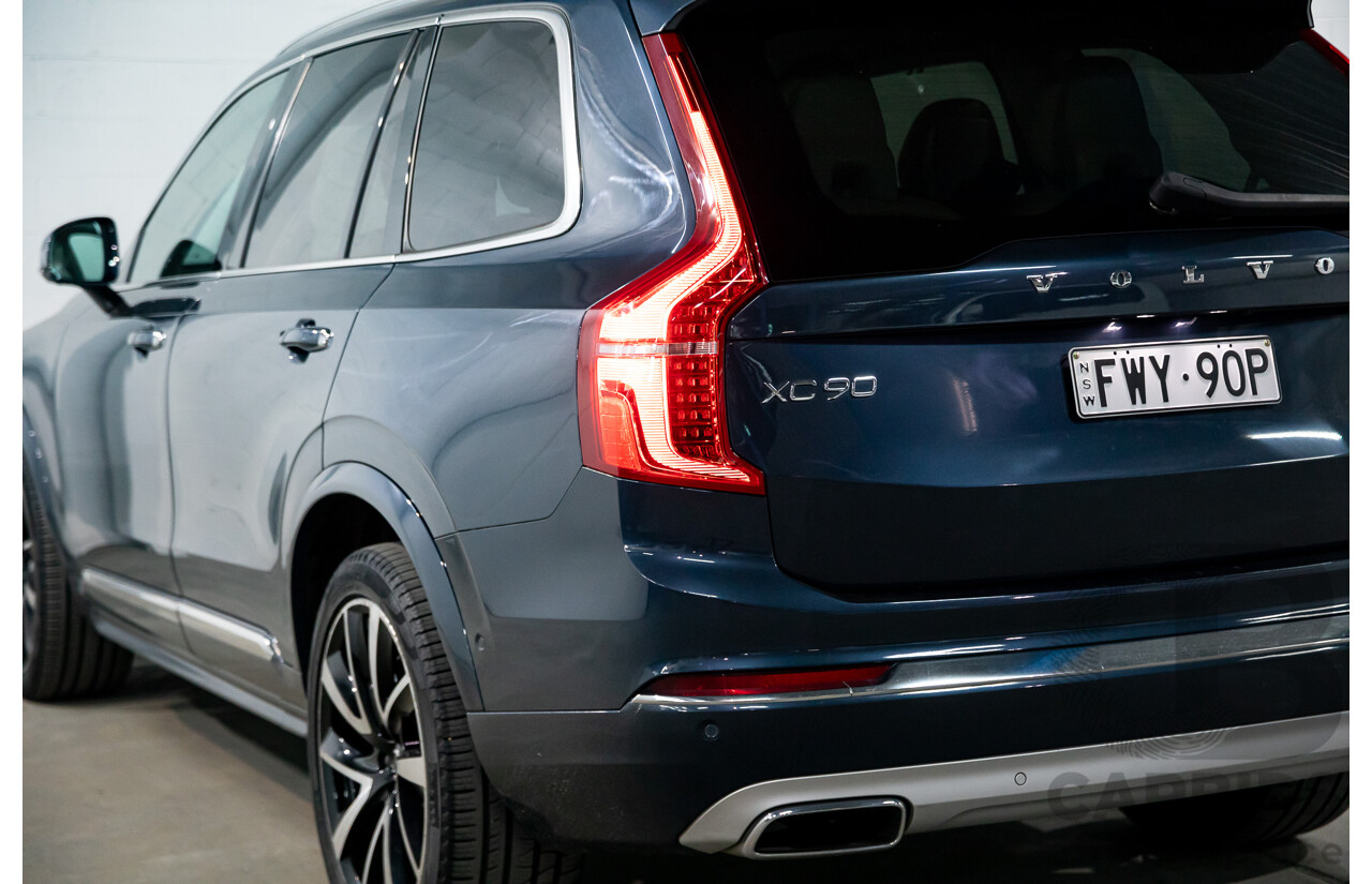 02/2020 Volvo XC90 D5 Inscription (AWD) 256 MY20 4d Wagon Blue Turbo Diesel 2.0L