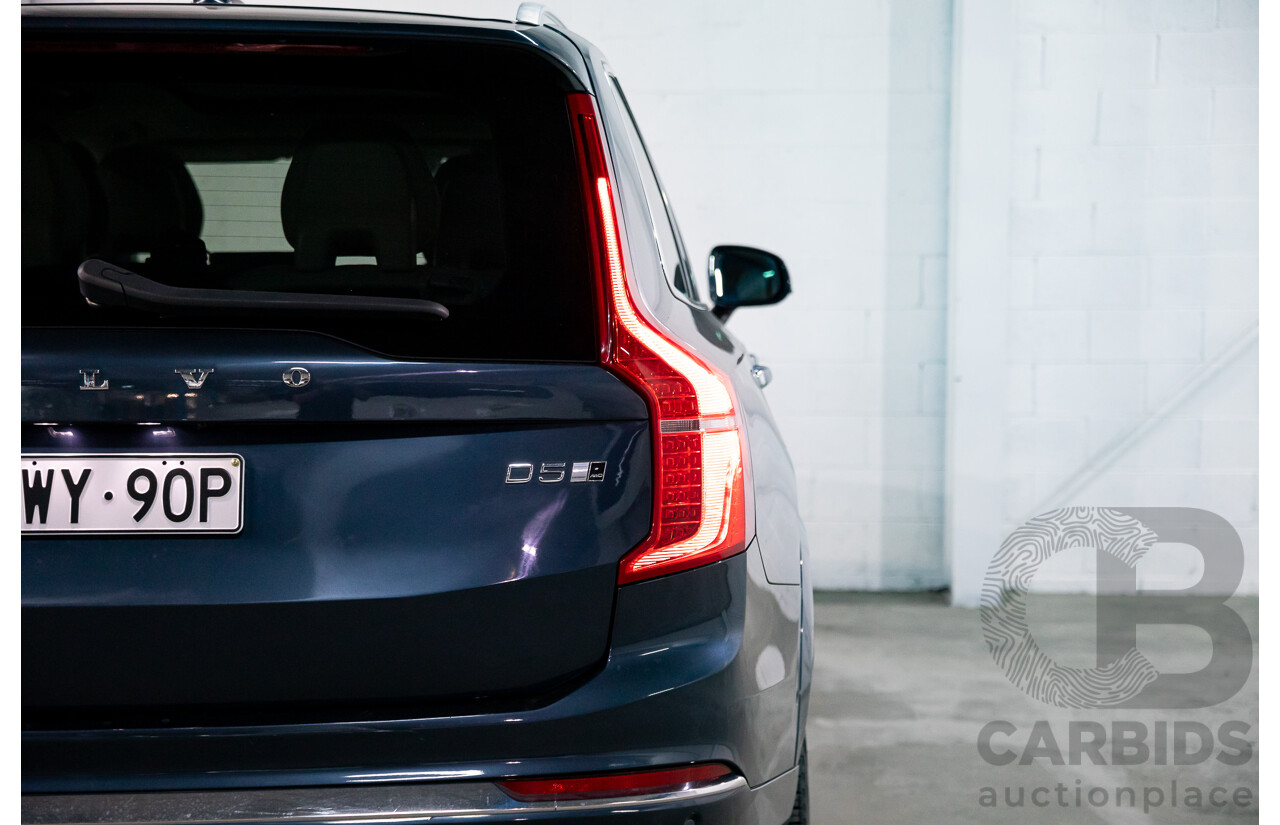 02/2020 Volvo XC90 D5 Inscription (AWD) 256 MY20 4d Wagon Blue Turbo Diesel 2.0L