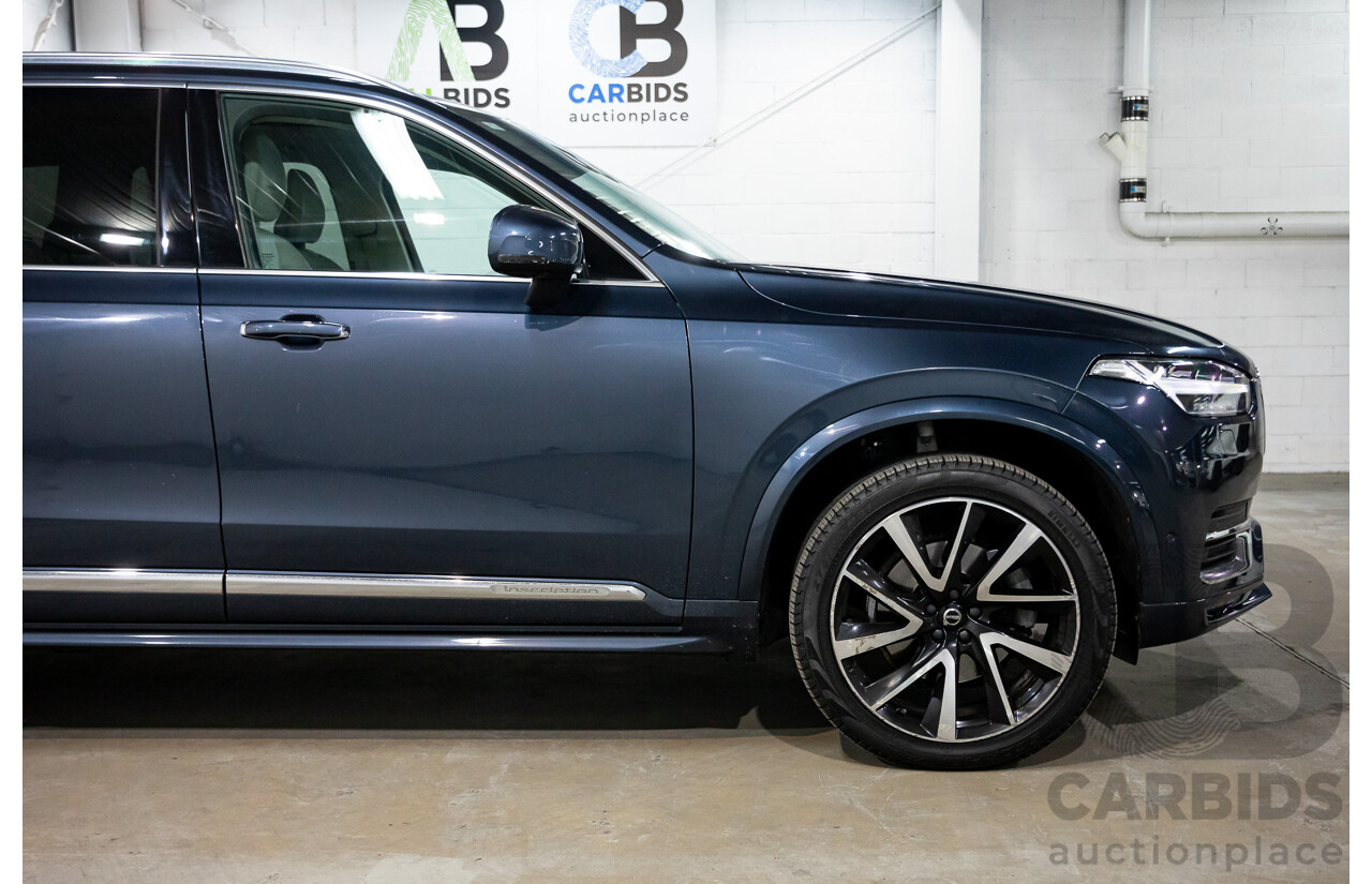 02/2020 Volvo XC90 D5 Inscription (AWD) 256 MY20 4d Wagon Blue Turbo Diesel 2.0L