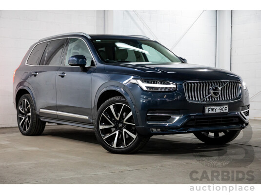 02/2020 Volvo XC90 D5 Inscription (AWD) 256 MY20 4d Wagon Blue Turbo Diesel 2.0L