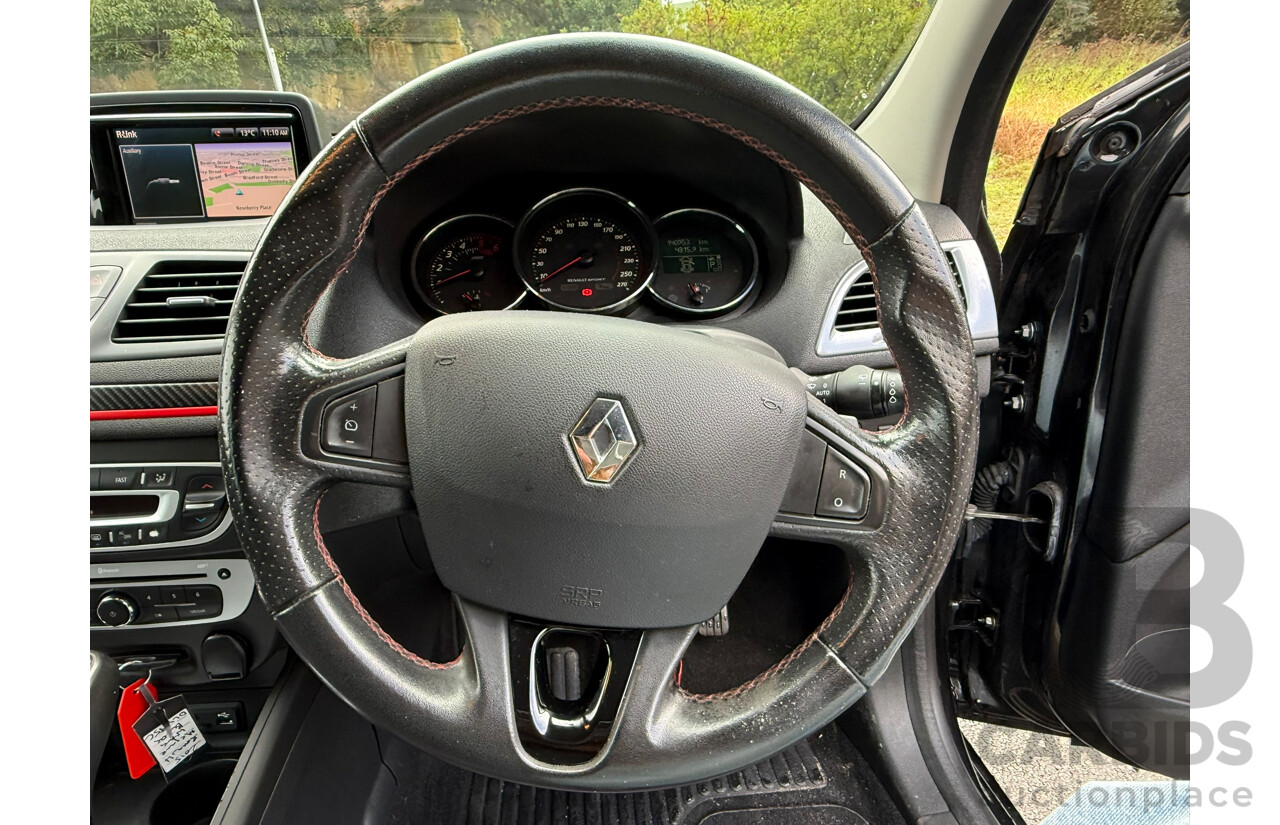 4/2016 Renault Megane GT-Line K95 MY14 4d Wagon Black 1.5L