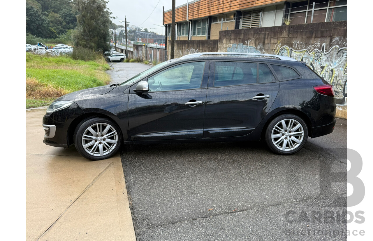 4/2016 Renault Megane GT-Line K95 MY14 4d Wagon Black 1.5L