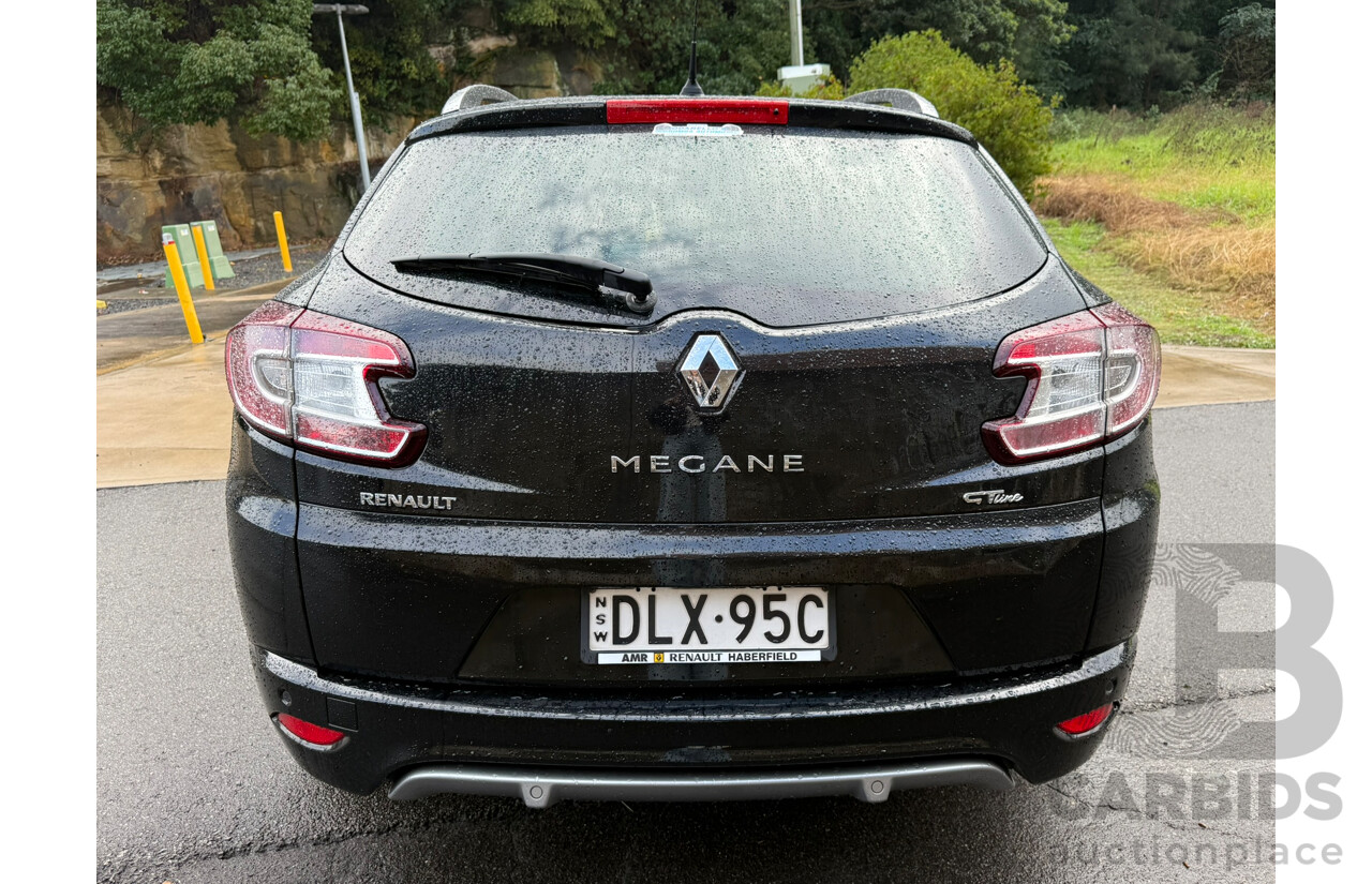 4/2016 Renault Megane GT-Line K95 MY14 4d Wagon Black 1.5L