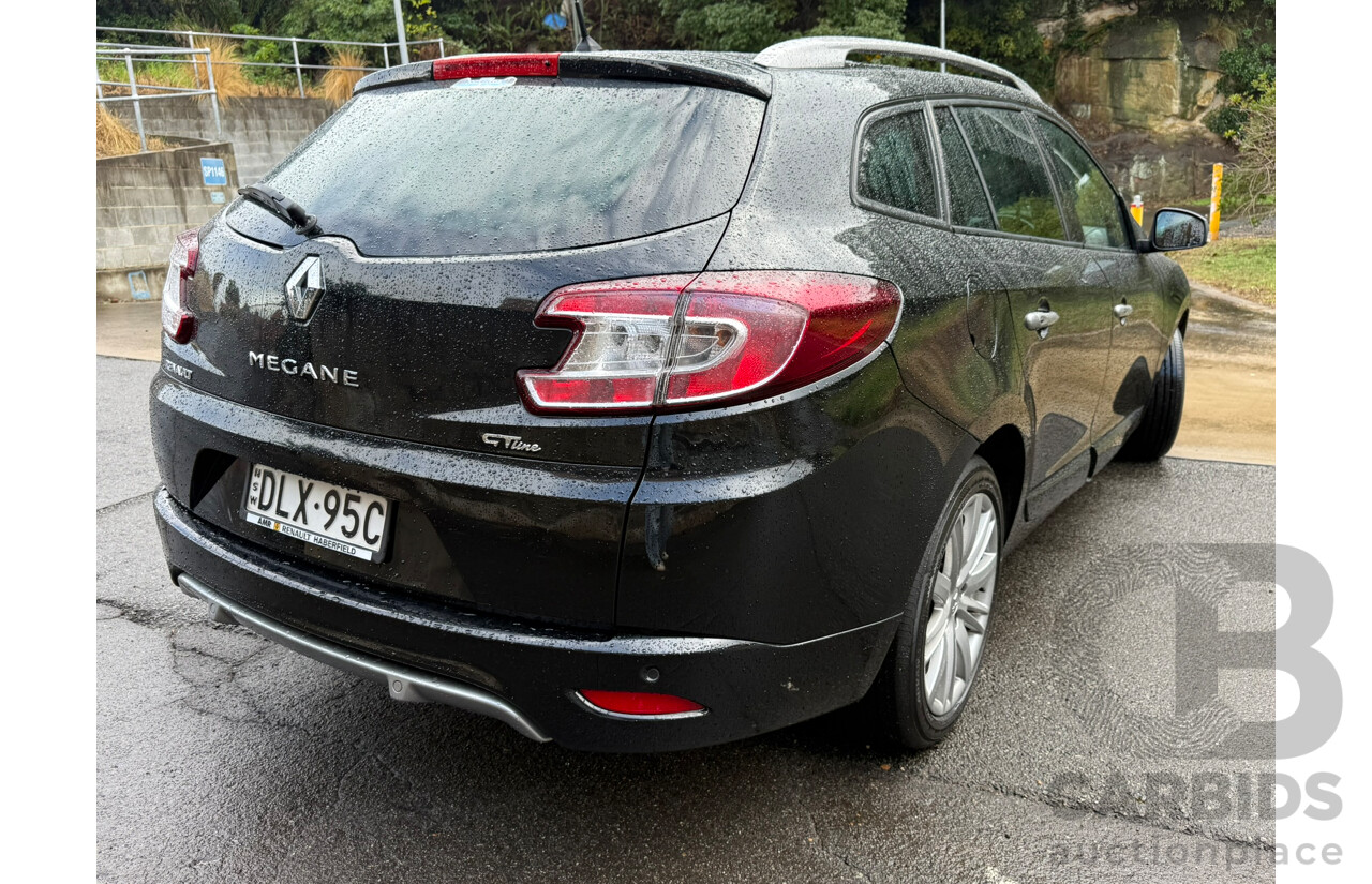 4/2016 Renault Megane GT-Line K95 MY14 4d Wagon Black 1.5L