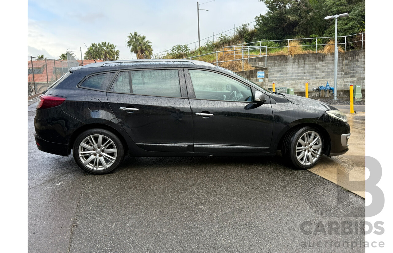 4/2016 Renault Megane GT-Line K95 MY14 4d Wagon Black 1.5L