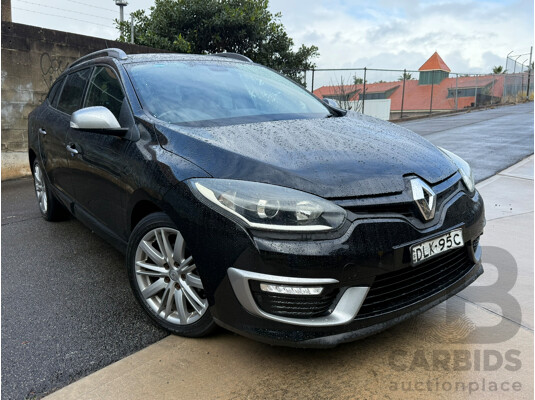 4/2016 Renault Megane GT-Line K95 MY14 4d Wagon Black 1.5L