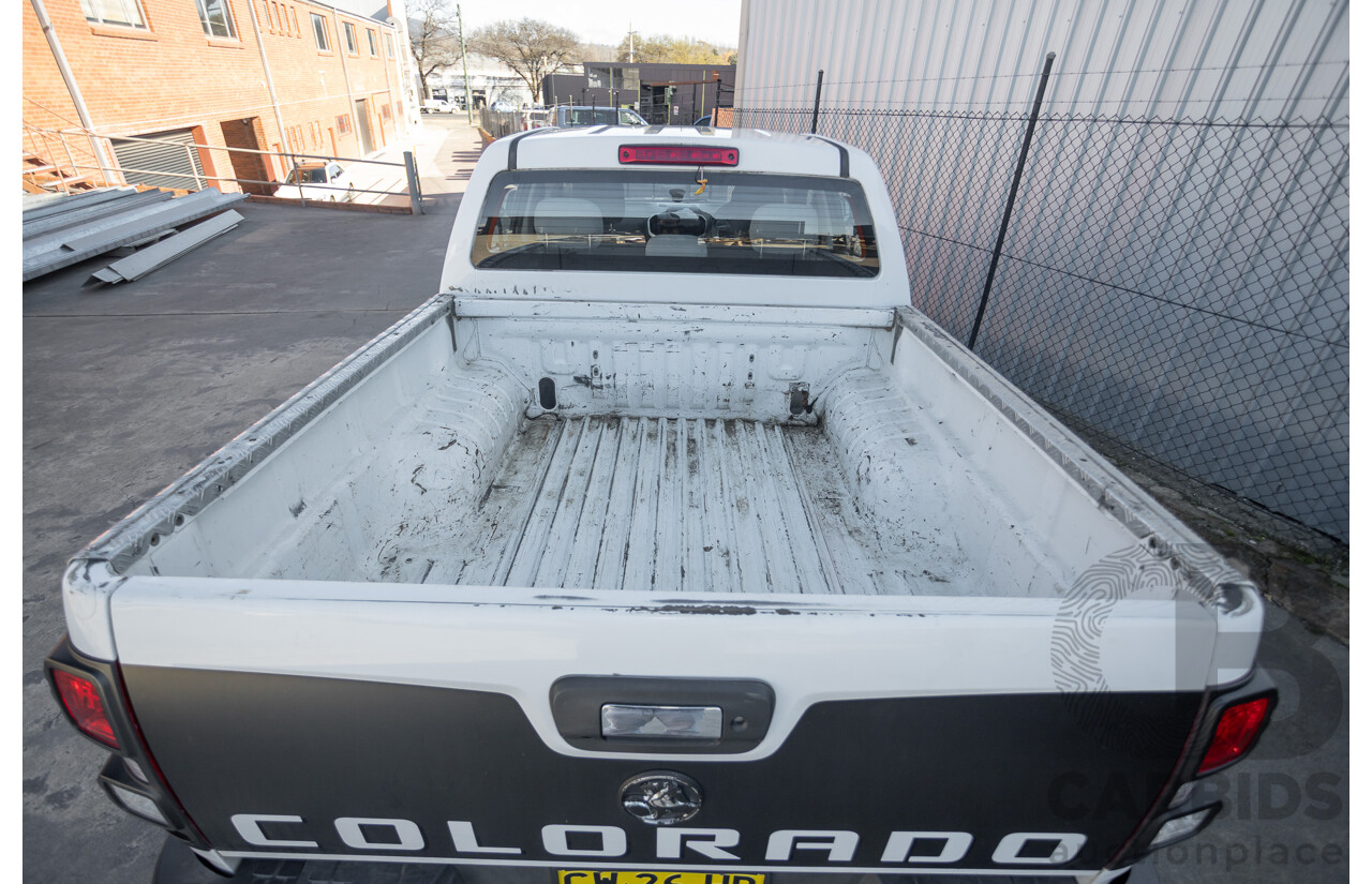 05/2015 Holden Colorado LS (4x4) RG MY16 Crew Cab Utility White Turbo Diesel 2.8L