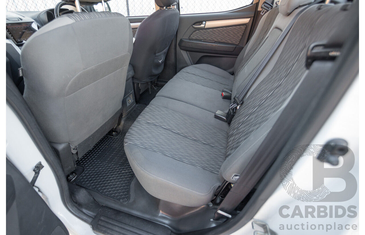 05/2015 Holden Colorado LS (4x4) RG MY16 Crew Cab Utility White Turbo Diesel 2.8L