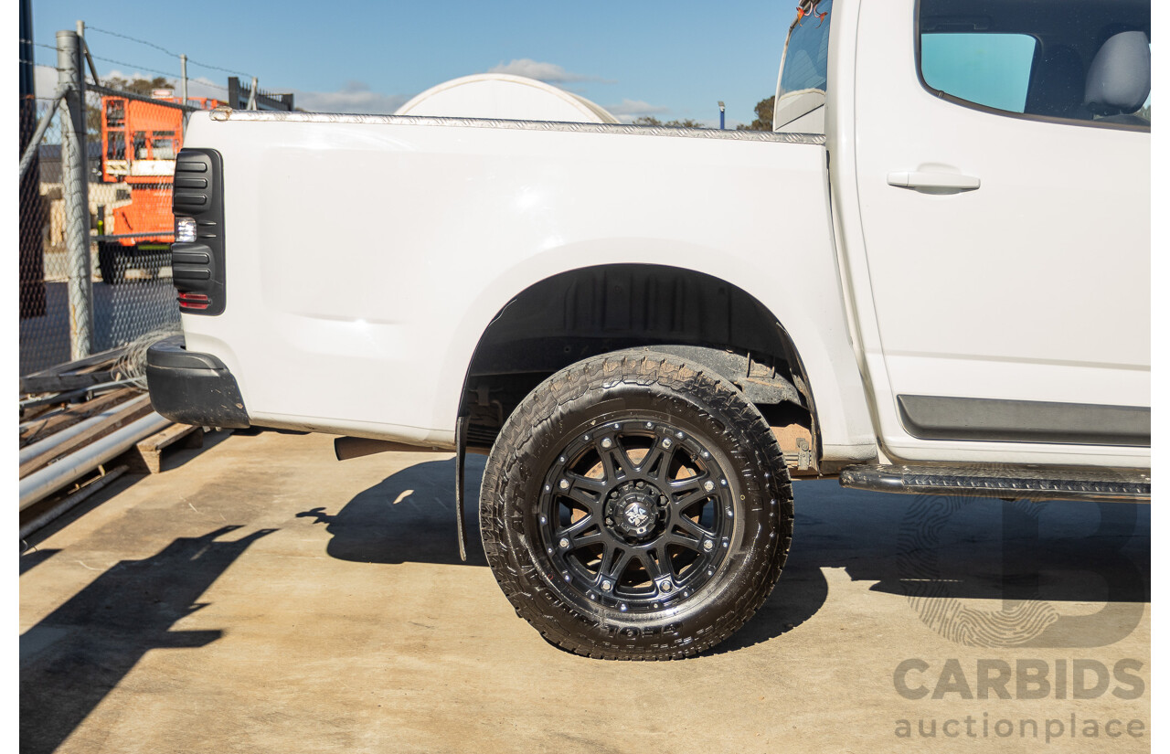05/2015 Holden Colorado LS (4x4) RG MY16 Crew Cab Utility White Turbo Diesel 2.8L