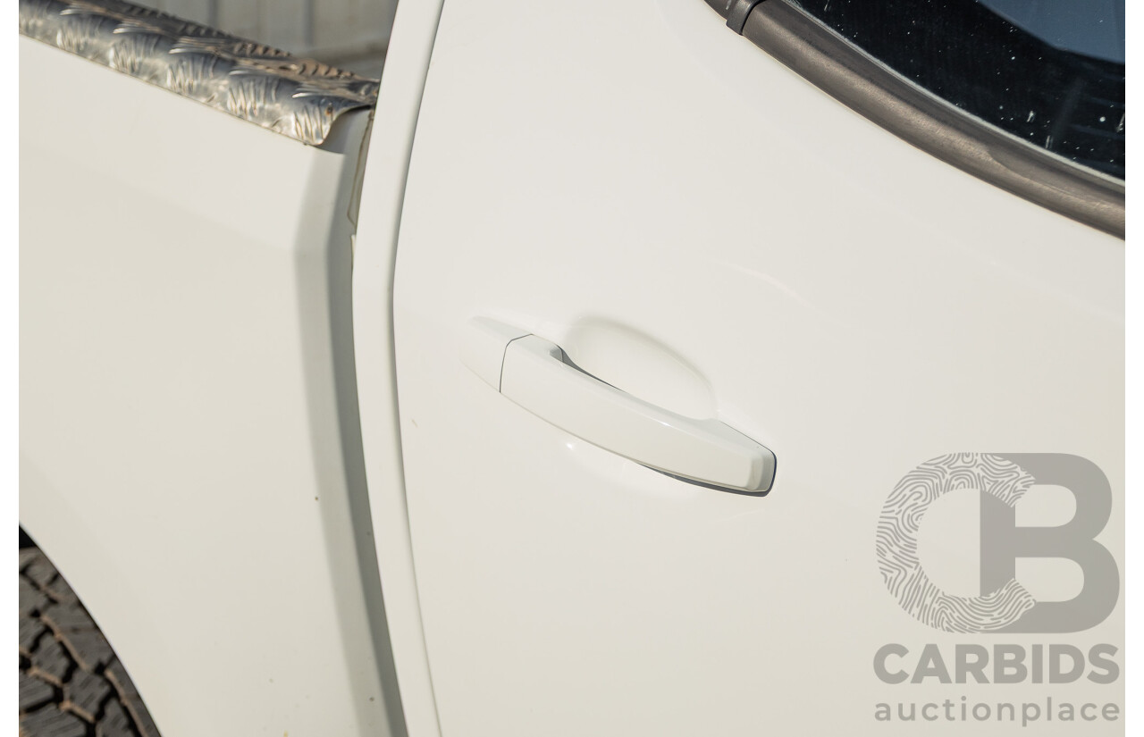 05/2015 Holden Colorado LS (4x4) RG MY16 Crew Cab Utility White Turbo Diesel 2.8L