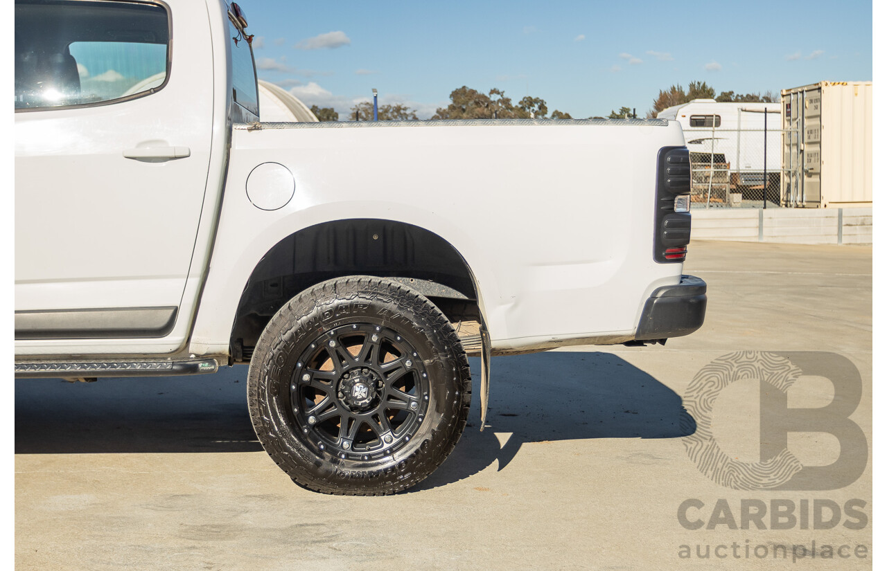 05/2015 Holden Colorado LS (4x4) RG MY16 Crew Cab Utility White Turbo Diesel 2.8L