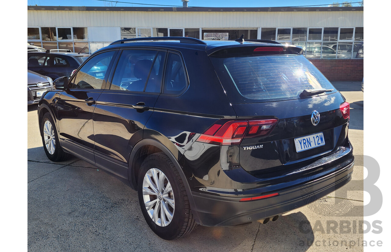 01/2017 Volkswagen Tiguan 110 TSI 5NA MY16 4d Wagon Black Turbo 1.4L