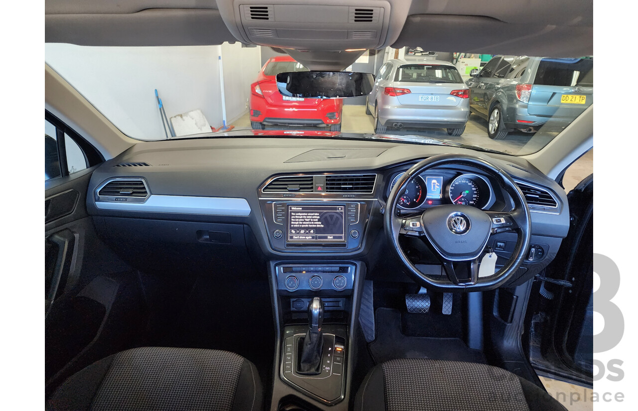 01/2017 Volkswagen Tiguan 110 TSI 5NA MY16 4d Wagon Black Turbo 1.4L