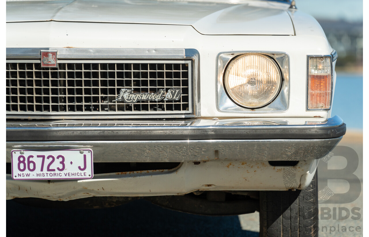 9/1979 Holden HZ Kingswood SL 4d Wagon Palais White 202ci 3.3L