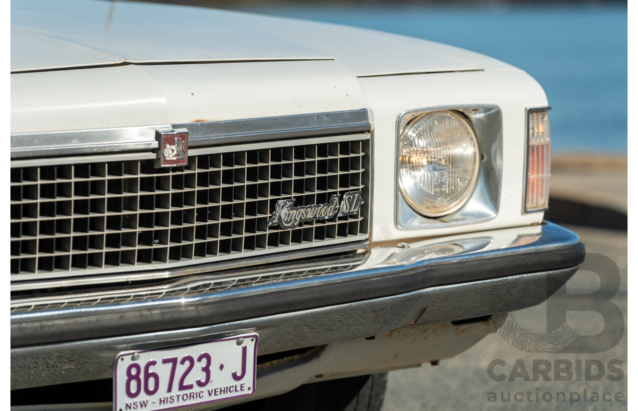 9/1979 Holden HZ Kingswood SL 4d Wagon Palais White 202ci 3.3L