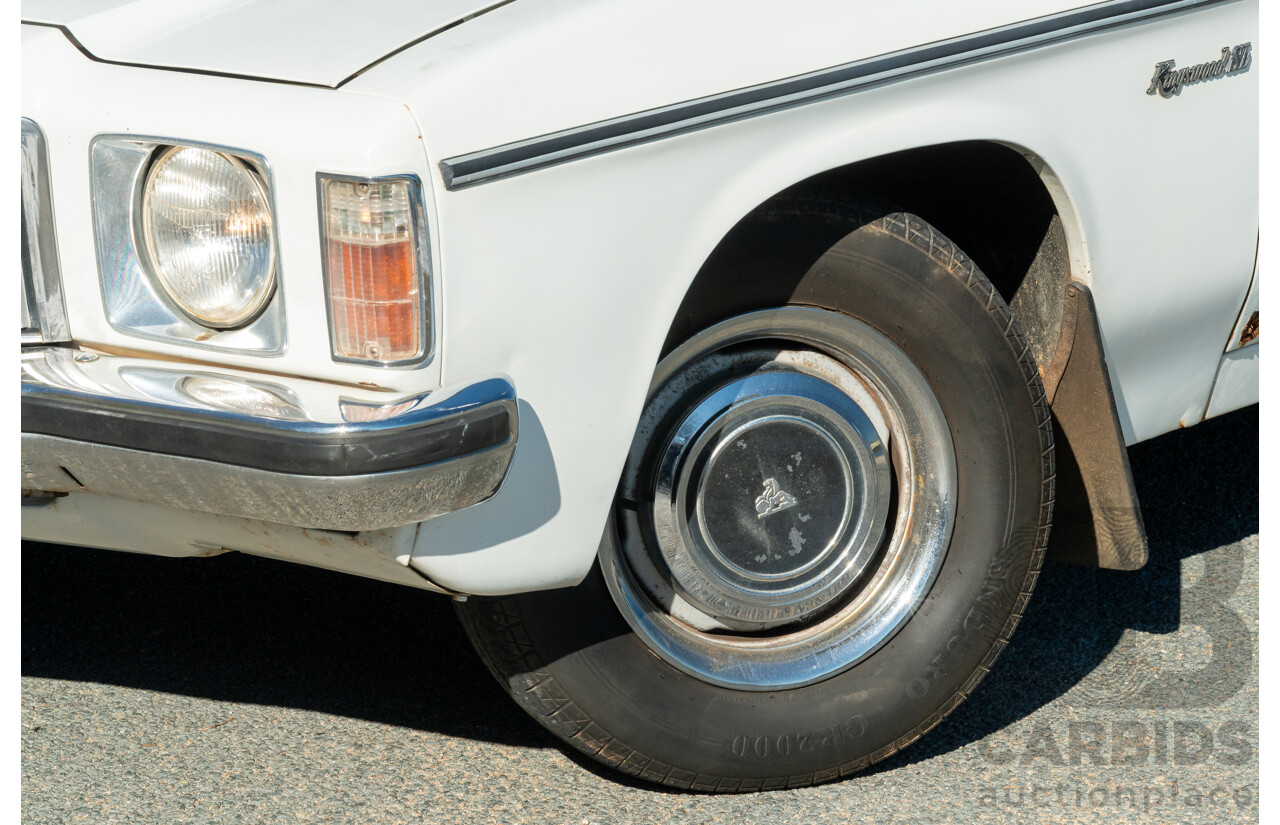 9/1979 Holden HZ Kingswood SL 4d Wagon Palais White 202ci 3.3L
