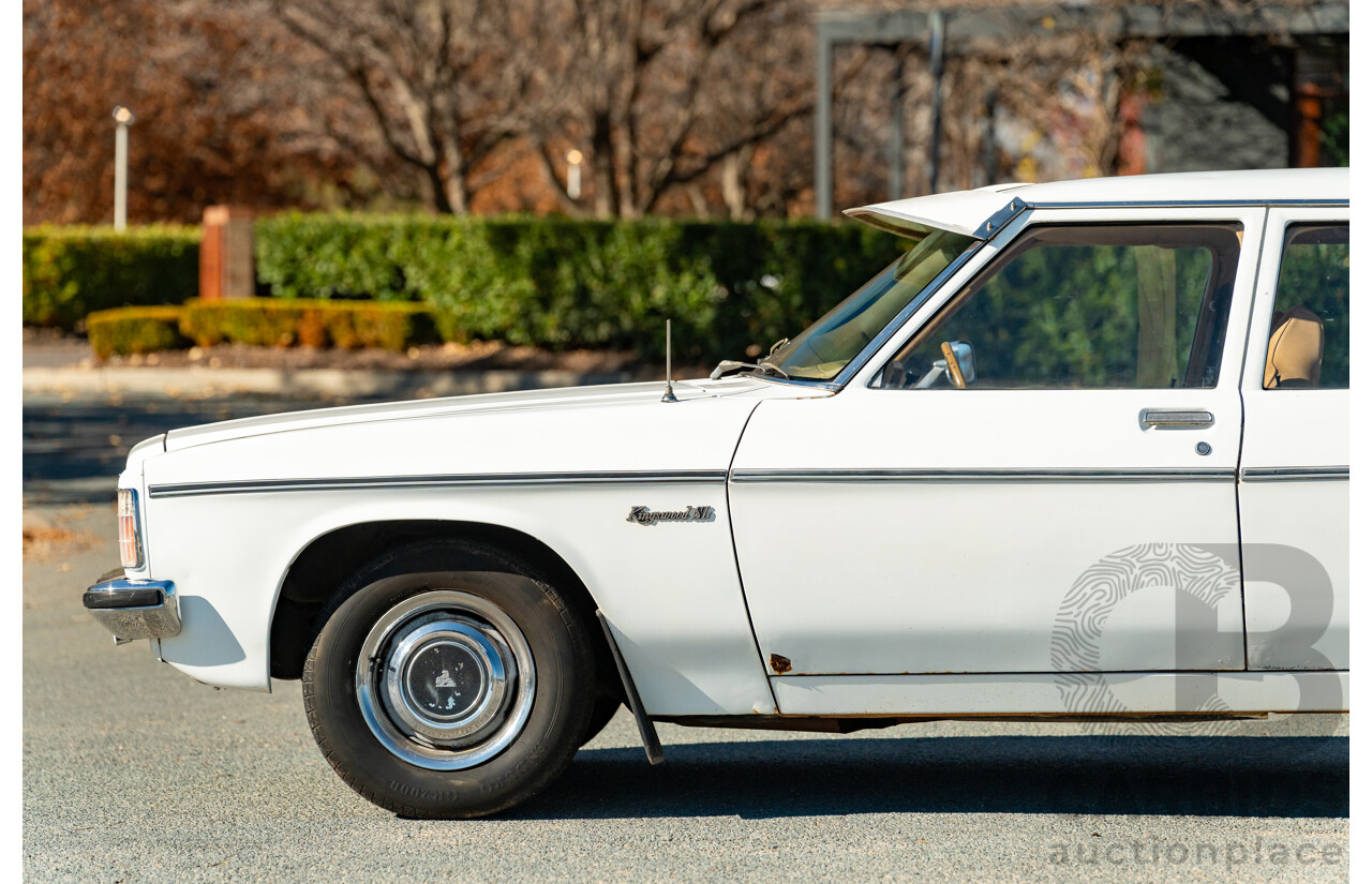 9/1979 Holden HZ Kingswood SL 4d Wagon Palais White 202ci 3.3L