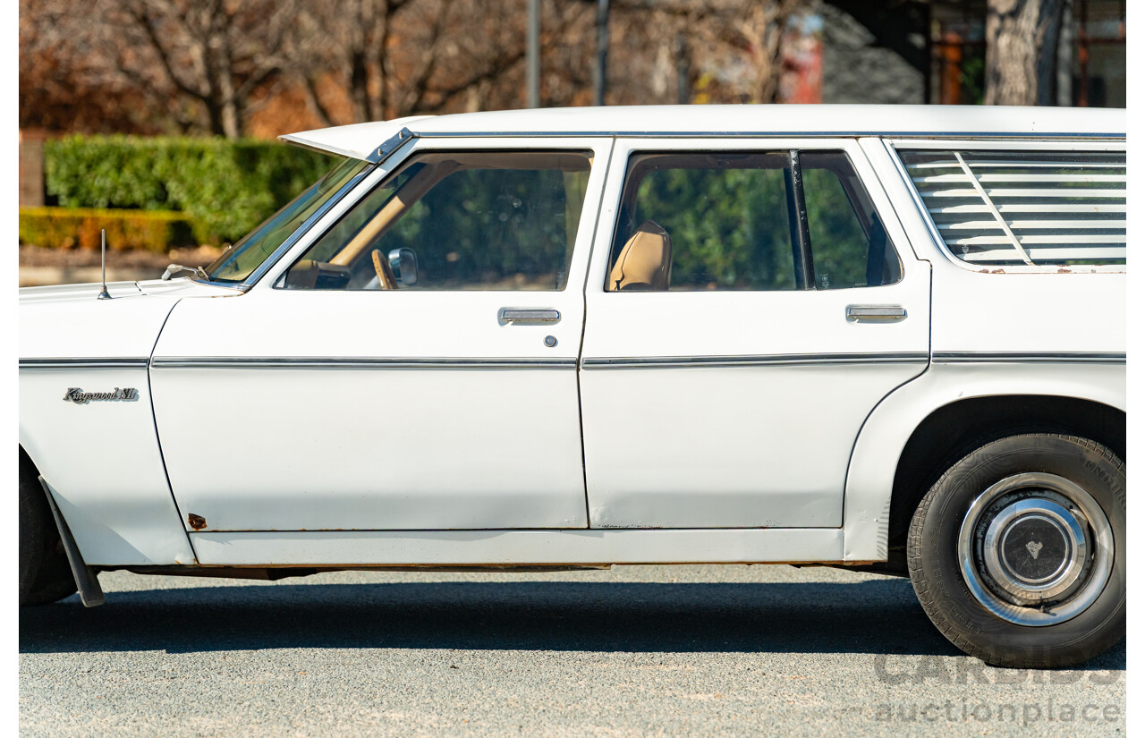 9/1979 Holden HZ Kingswood SL 4d Wagon Palais White 202ci 3.3L
