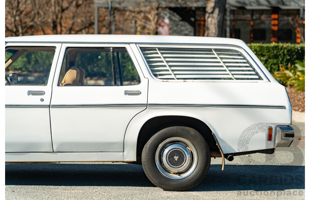 9/1979 Holden HZ Kingswood SL 4d Wagon Palais White 202ci 3.3L