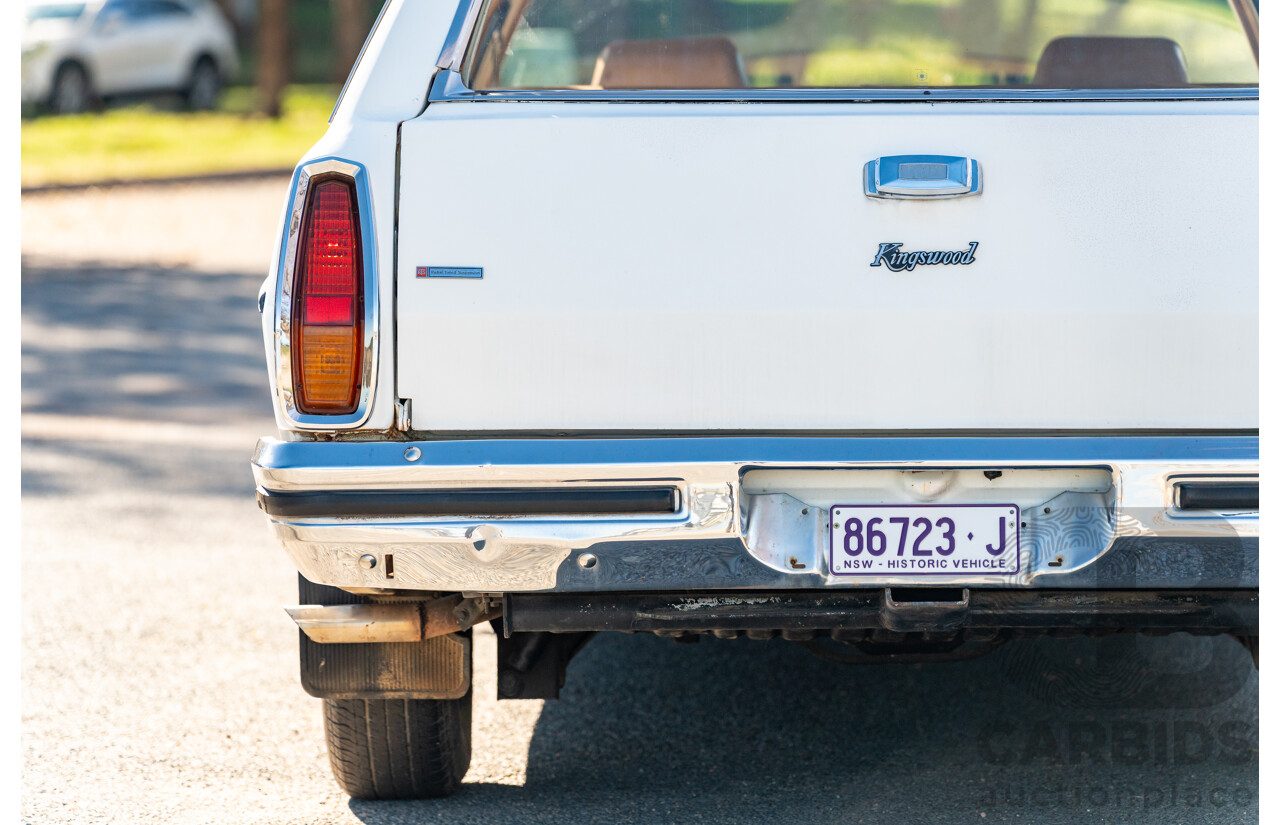 9/1979 Holden HZ Kingswood SL 4d Wagon Palais White 202ci 3.3L