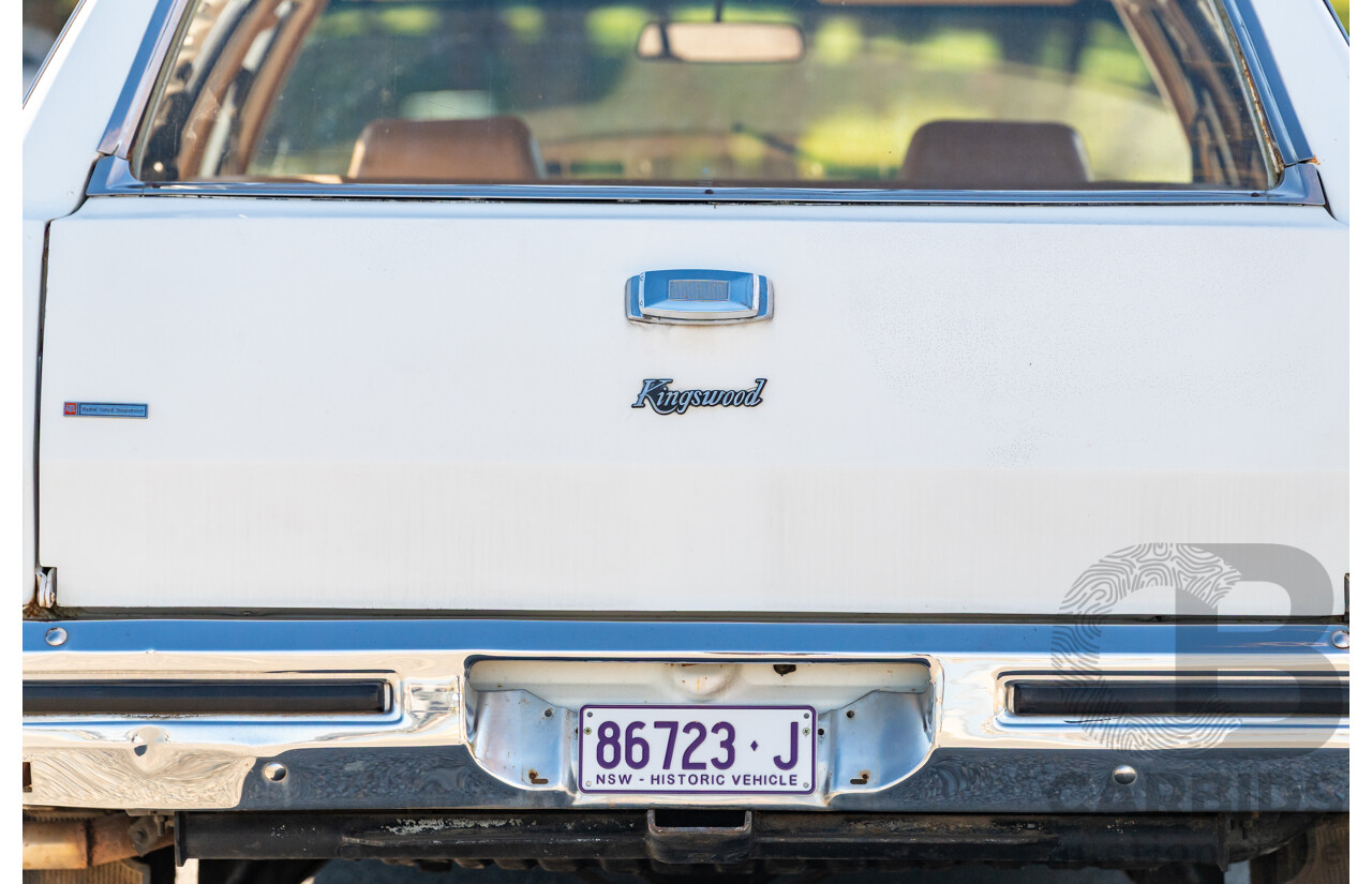 9/1979 Holden HZ Kingswood SL 4d Wagon Palais White 202ci 3.3L