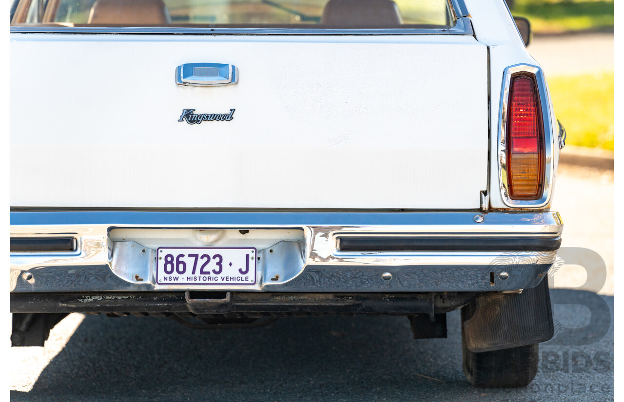 9/1979 Holden HZ Kingswood SL 4d Wagon Palais White 202ci 3.3L
