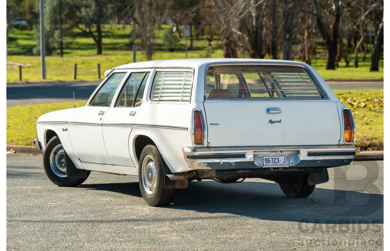 9/1979 Holden HZ Kingswood SL 4d Wagon Palais White 202ci 3.3L