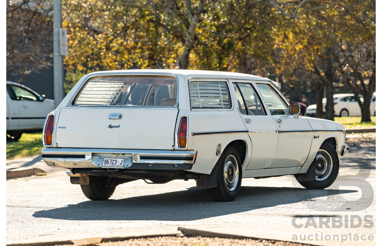 9/1979 Holden HZ Kingswood SL 4d Wagon Palais White 202ci 3.3L