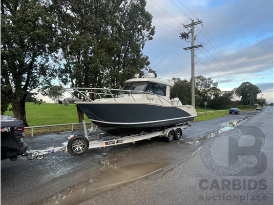 1663406 · NO RESERVE - 2024 Orion Strike 790 Half Cabin Plate Boat, 350hp Suzuki 4 Stroke, 165 hours
