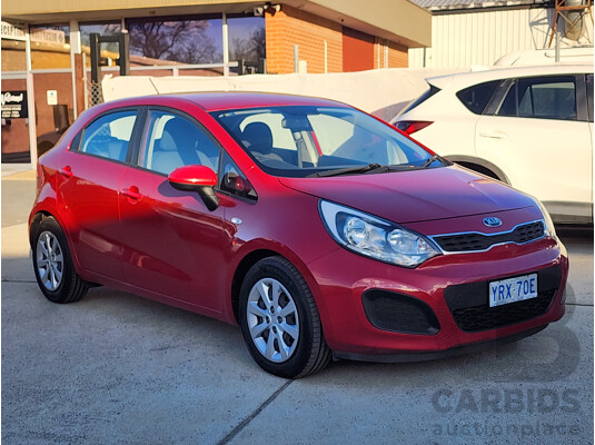 05/2014 Kia RIO S UB MY14 5d Hatchback Red 1.4L