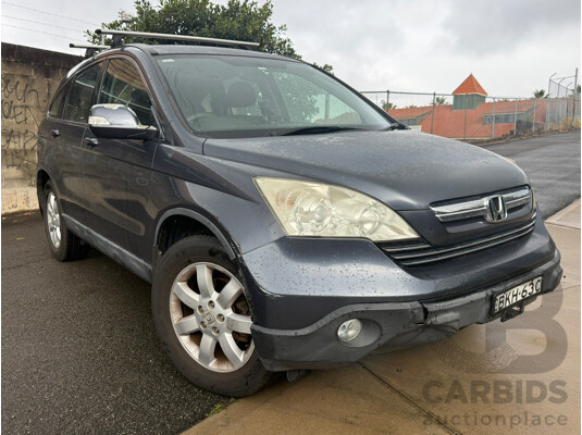 06/2009 Honda Cr-V (4x4) LUXURY MY07 4D Wagon Sparkle Grey 2.4L